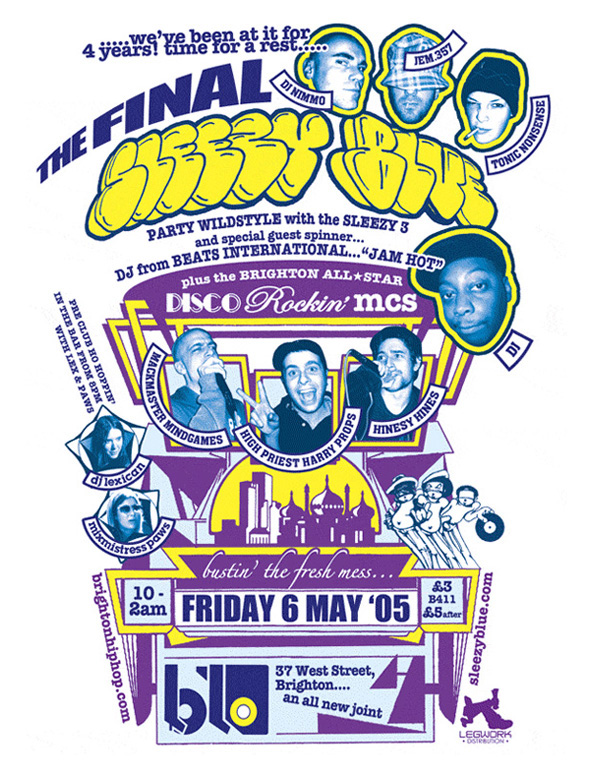 Sleezy Blue Final Poster