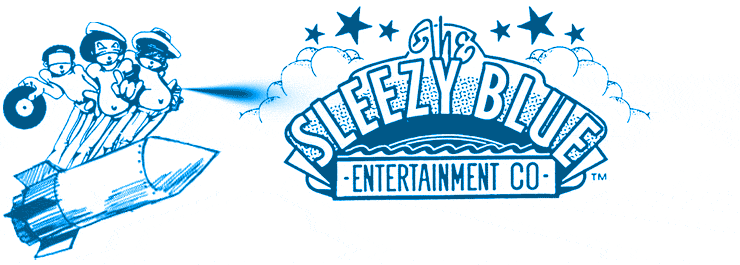 The Sleezy Blue Entertainment Company Logo